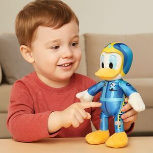 Disney Store Donald Duck Exclusive 9 Inch Plush Mickey & Roadster Racers Toy #3